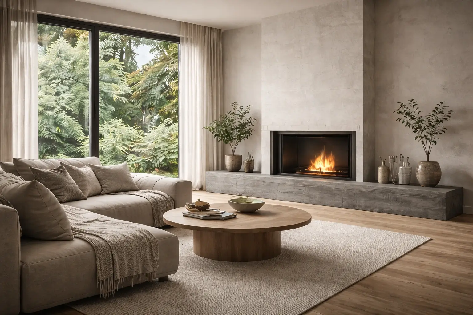 Modern living room interior